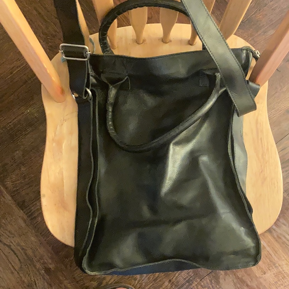 Cowboys Bag - Real Black Leather